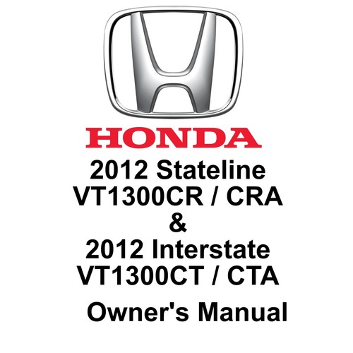 2012 honda stateline - 2012,